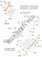 CULATA DELANTERA para KTM 990 SUPER DUKE ORANGE 2009