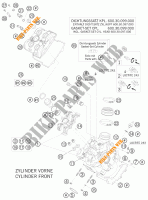 CULATA DELANTERA para KTM 990 SUPER DUKE ORANGE 2009