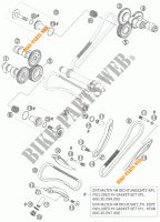 DISTRIBUCION para KTM 990 SUPER DUKE ANTHRACITE 2007