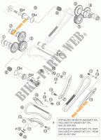 DISTRIBUCION para KTM 990 SUPER DUKE ANTHRACITE 2007