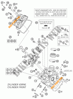 CULATA DELANTERA para KTM 990 SUPER DUKE ORANGE 2007