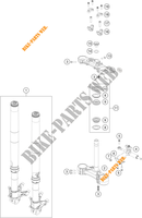 HORQUILLA / TIJA DIRECCION para KTM 890 DUKE R 2020