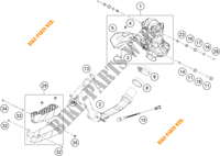 ESCAPE para KTM 200 DUKE ABS ORANGE - CKD 2021