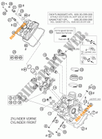 CULATA DELANTERA para KTM 990 SUPER DUKE ORANGE 2006