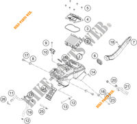 FILTRO DEL AIRE para KTM 390 ADVENTURE ORANGE - IKD 2021