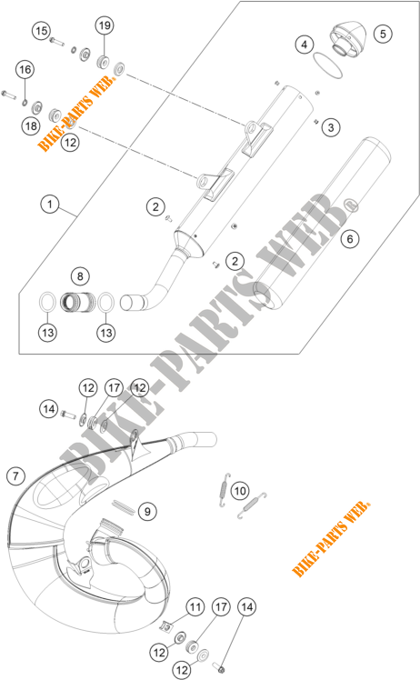 ESCAPE para KTM 250 SX 2021