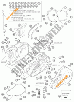 CARTERES CIGÜEÑAL para KTM 640 DUKE II LIMITED EDITION 2006