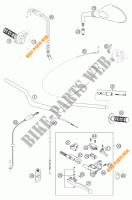 MANILLAR / MANDOS para KTM 640 DUKE II ORANGE 2003