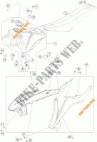 DEPOSITO / ASIENTO para KTM 65 SX 2023