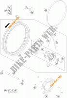 LLANTA DELANTERA para KTM 65 SX 2023