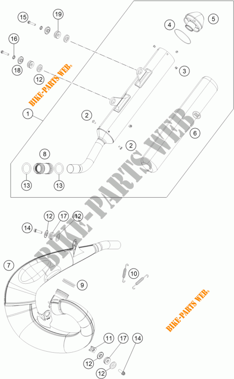 ESCAPE para KTM 250 SX 2022