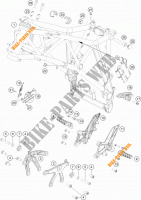 BASTIDOR para KTM 1290 SUPER DUKE GT orange 2022
