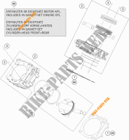 CILINDRO para KTM 1290 SUPER DUKE GT orange 2022
