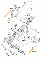 BASCULANTE para KTM 620 DUKE-E 37KW 1997