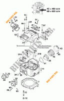 CULATA para KTM 620 DUKE-E 37KW 1997