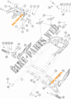 SUBCHASIS para KTM 1290 SUPER DUKE GT ORANGE ABS 2016