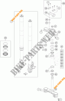 HORQUILLA / TIJA DIRECCION para KTM 690 DUKE R ABS 2015