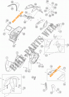PLASTICOS para KTM 690 DUKE R ABS 2015