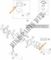 CIGUEÑAL / PISTÓN para KTM 690 DUKE R ABS 2014