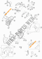 PLASTICOS para KTM 690 DUKE R ABS 2014