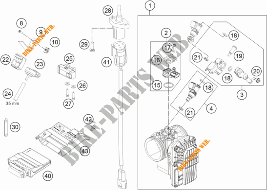 INYECCION para KTM 690 DUKE R ABS 2014