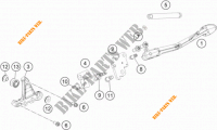 CABALLETE LATERAL / CENTRAL para KTM 1290 SUPER DUKE R EVO black 2023