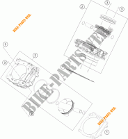 CILINDRO para KTM BRABUS 1300 R black                2023