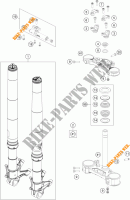 HORQUILLA / TIJA DIRECCION para KTM BRABUS 1300 R black                2023