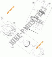 CILINDRO para KTM BRABUS 1300 R grey                 2023