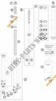 HORQUILLA (PIEZAS) para KTM 690 DUKE R 2011