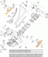 DISTRIBUCION para KTM 1290 SUPER DUKE GT ORANGE ABS 2016