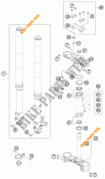 HORQUILLA / TIJA DIRECCION para KTM 690 DUKE R 2011