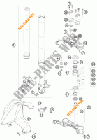 HORQUILLA / TIJA DIRECCION para KTM 690 DUKE R 2010