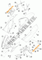 PLASTICOS para KTM 690 DUKE R 2010
