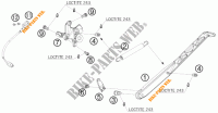 CABALLETE LATERAL / CENTRAL para KTM 690 DUKE R 2010