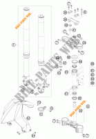 HORQUILLA / TIJA DIRECCION para KTM 690 DUKE R 2010