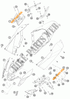 PLASTICOS para KTM 690 DUKE R 2010