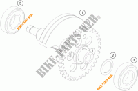 BALANCEADOR para KTM 690 DUKE WHITE ABS 2016