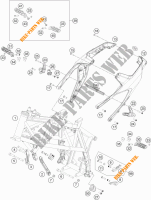 BASTIDOR para KTM 690 DUKE WHITE ABS 2016