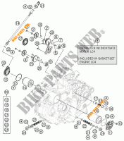 BOMBA DE OLIO para KTM 690 DUKE WHITE ABS 2015