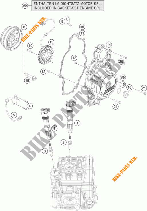 ALTA para KTM 1290 SUPER DUKE GT GREY ABS 2016
