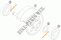 BALANCEADOR para KTM 690 DUKE BLACK ABS 2013