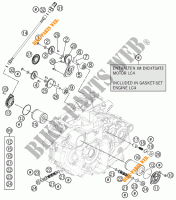 BOMBA DE OLIO para KTM 690 DUKE BLACK 2012
