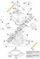 CULATA para KTM 690 DUKE BLACK 2012