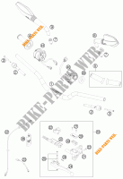 MANILLAR / MANDOS para KTM 690 DUKE BLACK 2012