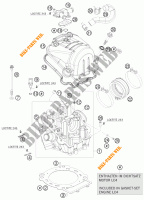 CULATA para KTM 690 DUKE WHITE 2010
