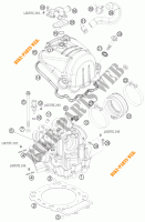 CULATA para KTM 690 DUKE ORANGE 2010
