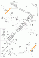 MANILLAR / MANDOS para KTM 690 DUKE ORANGE 2010