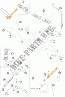 MANILLAR / MANDOS para KTM 690 DUKE ORANGE 2010