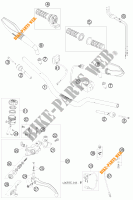 MANILLAR / MANDOS para KTM 690 DUKE BLACK 2010